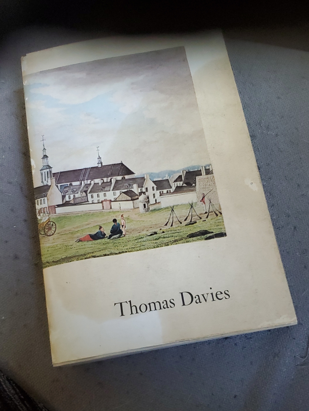 Thomas Davies Art Print Book - Cream Cover with Pastel Illustration